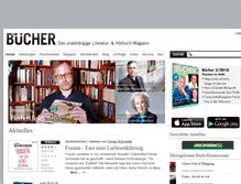 Tablet Screenshot of buecher-magazin.de